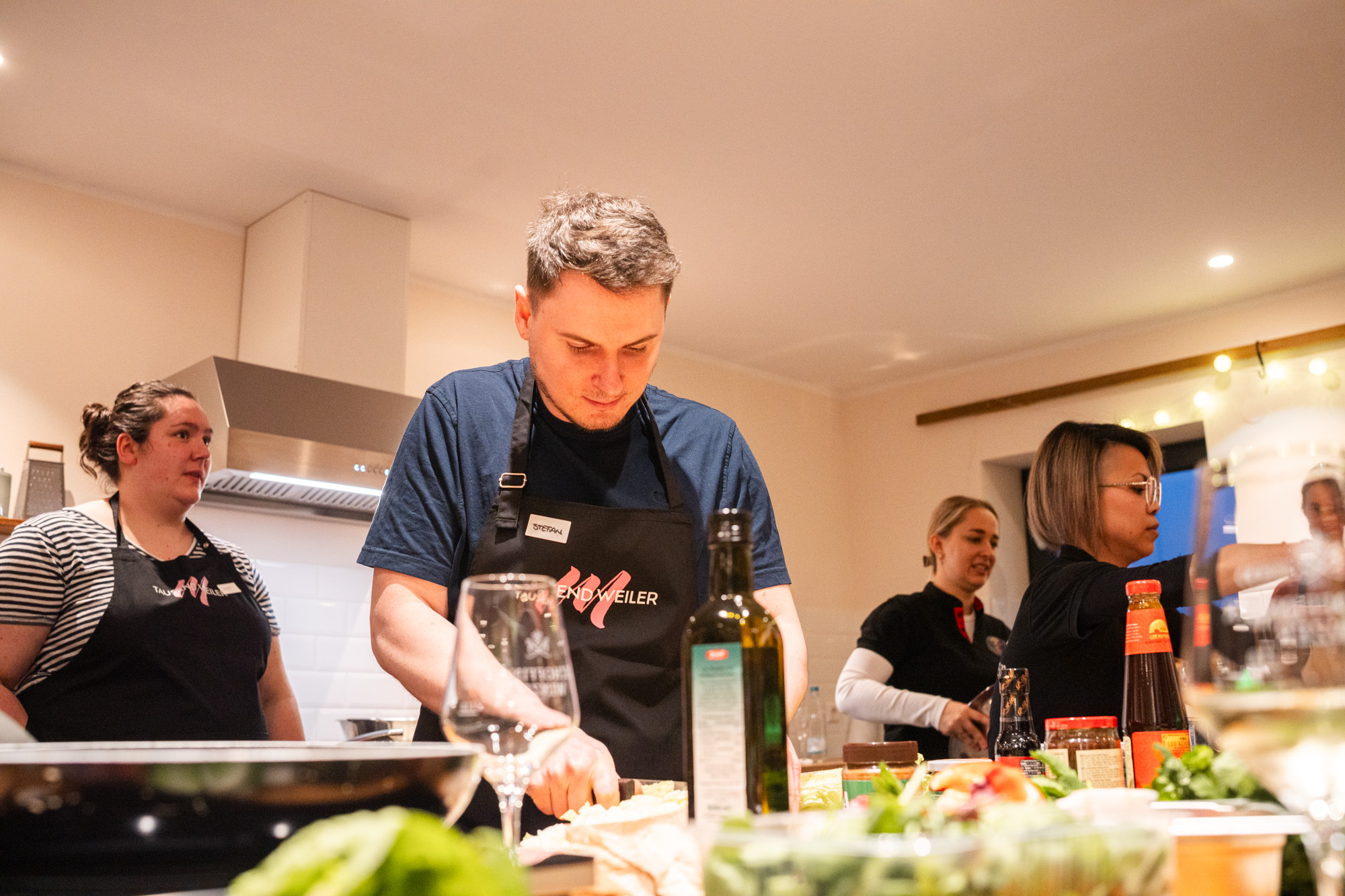 Kochkurs Kim Weihrauch im Weingut